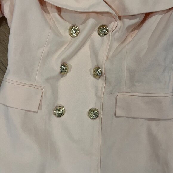 Venus Size 12 Light Pink Dress With Buttons Short Sleeve - Picture 4 of 9